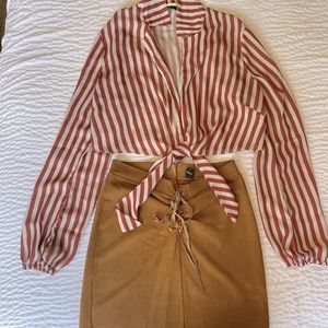 Skirt & Blouse